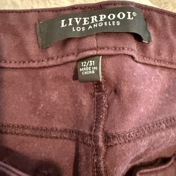 Liverpool Gia Glider/Revolutionary Skinny Ankle Stretch Ponte Pants Size 12/31 - Picture 5 of 8